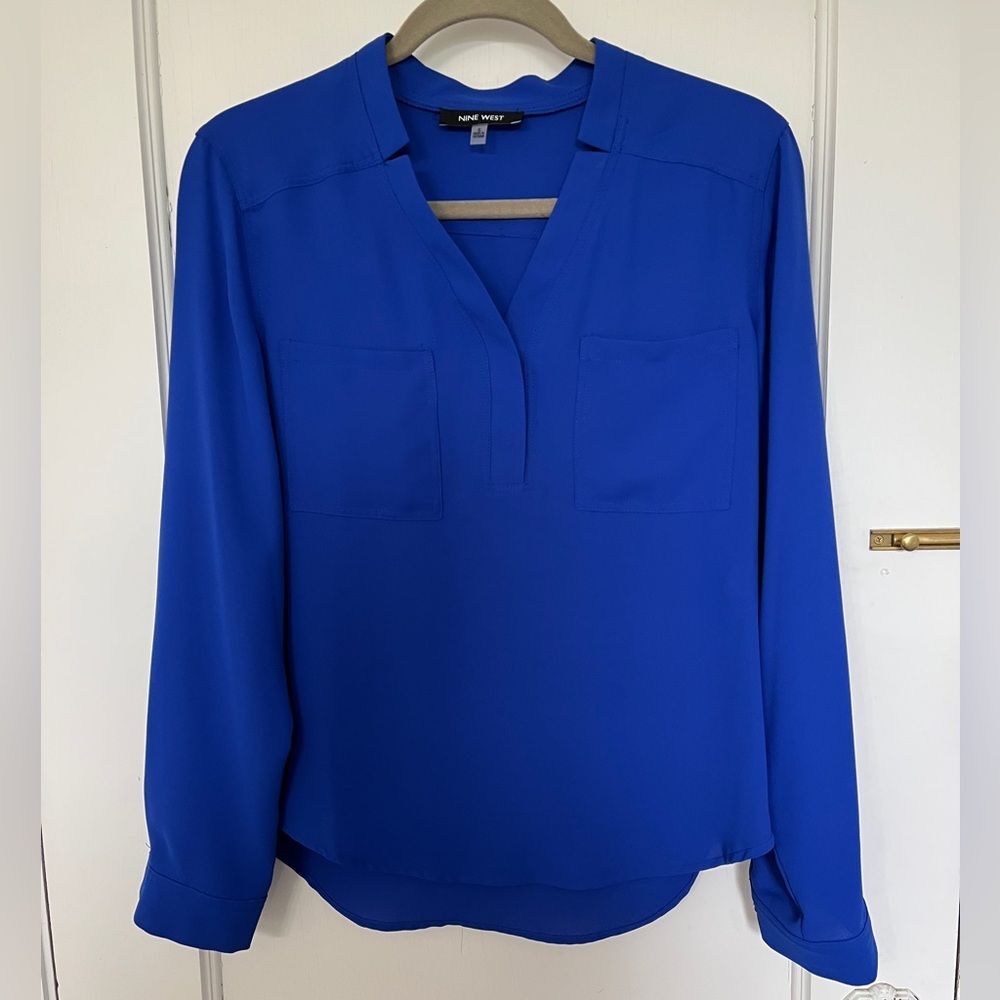 Y-neck top by Nine West, S